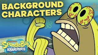 50 Best SpongeBob Background Characters 🐟🐠 Greatest Lines amp Side Fish [upl. by Letisha]