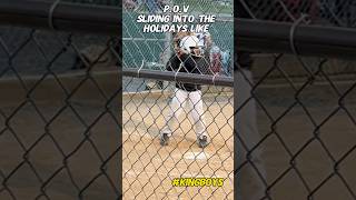 Craziest Slide to 1st base Shorts [upl. by Jankey]