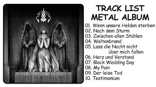 Lacrimosa  Testimonium Album heavy metal 2017 [upl. by Nove]