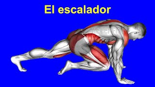 Acondiciona tu cuerpo con el ejercicio el escalador [upl. by Boaten]