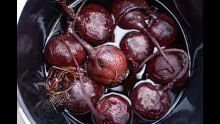 Rote Bete Salat zubereiten Rezept Video  How to Prepare Beet Salat Recipe [upl. by Htabmas125]