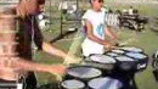 2004 DCI Blue Devils  sweet Quad sectional ramming notes [upl. by Reinal]