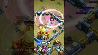 Destruction of Town Hall 16 with Super Archers shortsyoutube supercell clashing shorts [upl. by Emilie701]