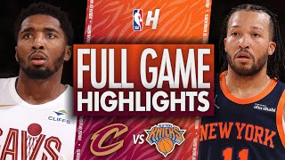 Cleveland Cavaliers vs New York Knicks  Full Game Highlights  October 28 2024 NBA Season [upl. by Enelyw]