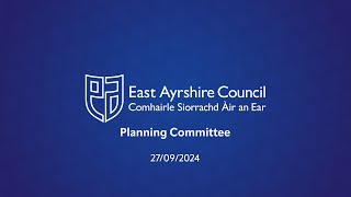 Planning Committee 27 September 2024 [upl. by Ennylcaj]