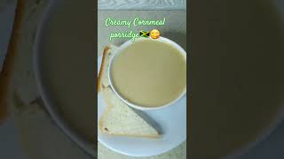 Jamaican Cornmeal Porridge foodshortsytshorts cornmealporridgecooking howtofypbreakfast [upl. by Halvaard]