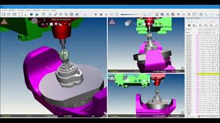 CAMWORKS 5x  Mazak Variaxis C600 [upl. by Oirevas]