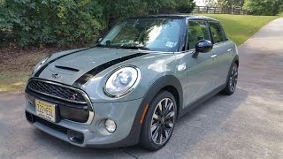 MINI Cooper S Hardtop 4 door Review  Fun Handling w Seats for 4 [upl. by Ennayllek840]