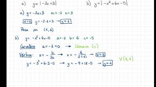 Funciones con valor absoluto Ejemplos  4º ESO Académicas [upl. by Roderic824]