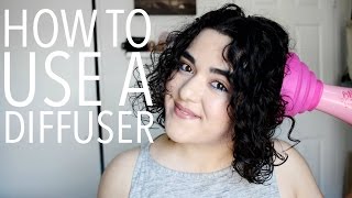 How To Use a Diffuser on CurlyWavy Hair  Laura Neuzeth [upl. by Ardnahcal72]