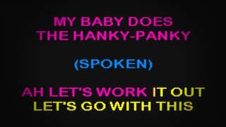 SC2361 03 James Tommy amp The Shondells Hanky Panky karaoke [upl. by Cut]