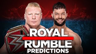 WWE Royal Rumble 2019 Predictions [upl. by Maier668]