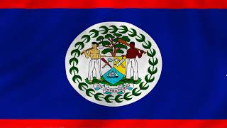 Belize National anthem Instrumental with waving flag [upl. by Akisey738]