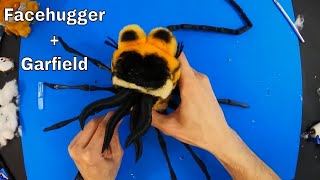 Making a Garfield Facehugger Bonus Horror Short [upl. by Fife24]