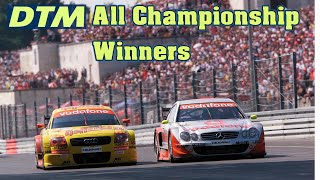 DTM All Championship Winners 1984  2022 [upl. by Rockie]