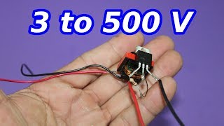 Miniature Voltage Booster 3 to 500 V [upl. by Roma]