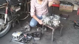 how to restore full engine off honda cd200 Roadmaster [upl. by Nuahsel430]