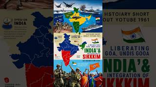 India’s Liberation of Goa and Integration of Sikkim shorts telugu [upl. by Airahcaz676]