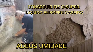 CHAMA A NASA LIQUIDO CASEIRO QUE ACABA COM UMIDADE NA PAREDE ESFARELANDO PISOS E MUITO MAIS [upl. by Leahcimauhsoj]