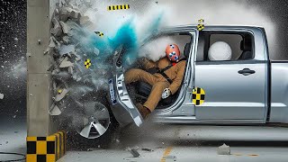 10 SAFEST PICKUP TRUCKS IIHS Crash Test [upl. by Benny]