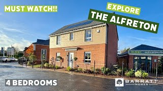 BARRATT Homes The ALFRETON a lovely 4 Bedroom detached home at Hollygate Green • Cotgrave [upl. by Aracaj]