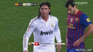 5 Red Cards vs One Club  Sergio Ramos [upl. by Ecnesse]