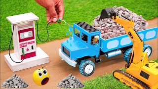 diy diorama making mini motor water pump science project  🚜✨pocofarmcreators [upl. by Anyahs]