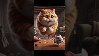 Cat And Mouse cat chatgptart catstory aiartwork cute catlover story viral meow [upl. by Lrak135]