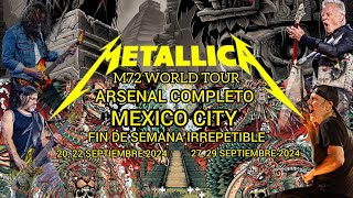 Metallica M72 World Tour • Mexico City • Sept 20222729 2024 Full Concert HD Audio HQ [upl. by Lasonde175]