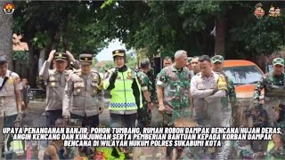 Bareng Forkopimda Kapolres Sukabumi Kota Pantau Lokasi Bencana [upl. by Nysa]