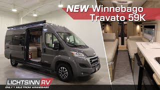 New Winnebago Travato 59K  Including Adaptive Cruise  Class B Gas Camper Van  LichtsinnRVcom [upl. by Amabelle]