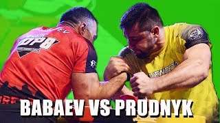 TOP 8 ARM WRESTLING 2019 Rustam Babayev vs Evgeny Prudnik [upl. by Schreibman]