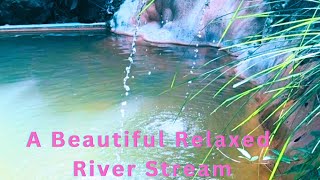 A Beautiful Relaxing River Mineral Stream [upl. by Yartnod]