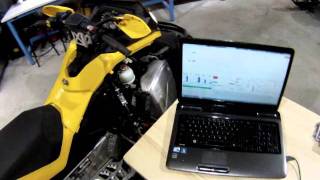 Skidoo 1200 MoTeC M400 ECU Kit [upl. by Drahsir]