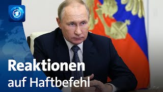 USA und Ukraine begrüßen Haftbefehl gegen Putin [upl. by Adiazteb]