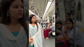 delhi metro prank 🤣 delhimetro metroprank shortsviral ytshort foryou [upl. by Lepper]