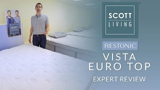 Restonic Scott Living Vista Euro Top Mattress Expert Review [upl. by Nerwal]