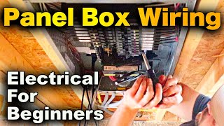 How To Wire A Main Electrical Panel  Start To Finish NEATLY And VERY DETAILED [upl. by Ennaisoj567]