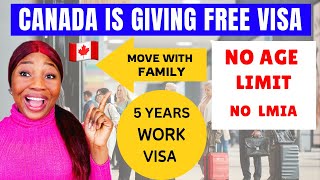 Canada Free 5 Years Visa Come With Your Family To Canada All For Free Send Your CV [upl. by Isaacs]