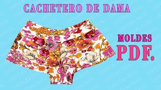 COMO HACER CACHETEROS DE DAMA MUY FACIL  DIY  COSTURA [upl. by Afesoj263]