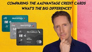 Comparing the Citi AAdvantage Credits Cards  Whats The Big Difference [upl. by Beetner]