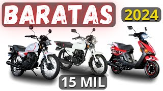 12 MOTOS más BARATAS en México 2024 [upl. by Aramenta]