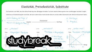 Elastizität Preiselastizität Substitute  Volkswirtschaftslehre [upl. by Hebe535]