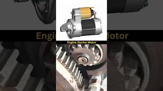 Engine Starter Motor  How it’s work cad automobile 3dprinting solidworks ddesignhub [upl. by Ahsirtak298]