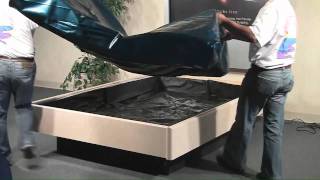 Sterling Sleep Systems Hardside Waterbed Insturctional Setup Video [upl. by Aissirac]