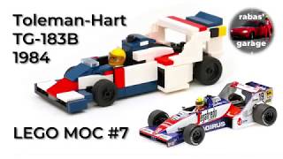 F1 Toleman TG183B  MOC no7  LEGO Building Instructions [upl. by Malsi]