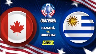 CANADA VS URUGUAY COPA AMERICA EN VIVO  ESTADISTICAS HD HQ [upl. by Lleihsad546]