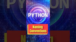 Python Naming Conventions  File Names Variables Classes Constants amp Functions shorts tranding [upl. by Gemmell]