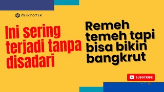 KARENA PROBLEM INI  😱😦PELANGGAN BISA KABUR SEMUA SERING TIDAK ADA INTERNET di Jaringan RTRWNET [upl. by Jat]