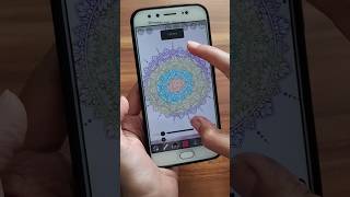 Easy and aesthetic Mandala Art  How to draw a mandala art satisfyingvideo viralvideo asmr diy [upl. by Lipkin]